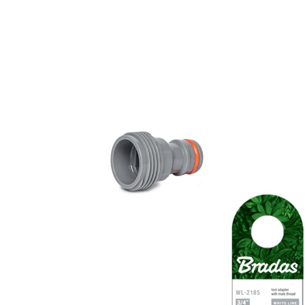 Адаптер за кран 3/4″ WHITE LINE мъжка резба Бързи връзки и фитинги за маркучи Адаптер за кран 3/4" WHITE LINE мъжка резба - Image 1